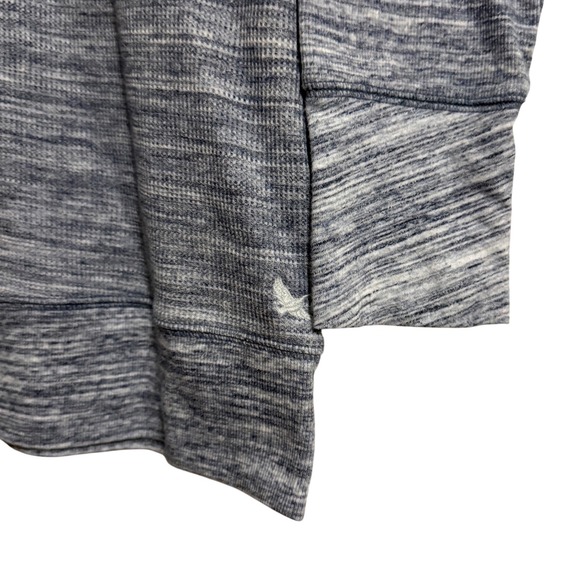 Eddie Bauer Womens Heathered Blue Cowl Neck Long Sleeve Tunic Top Size M - Picture 4 of 5